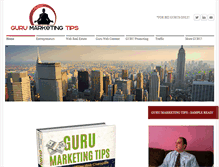 Tablet Screenshot of gurumarketingtips.com